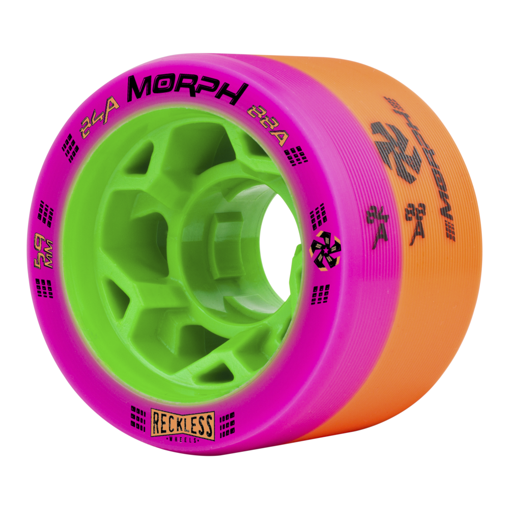 Reckless Morph Dual Durometer Wheels (4-Pack)
