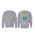 Legacy Skates Ope! Unisex Crew Neck Sweatshirt in Grey